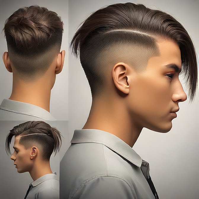 Long Undercut Hairstyle