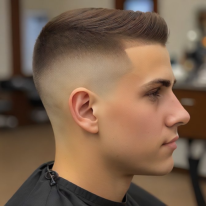 Crew Cut Fade Boys Haircut Style